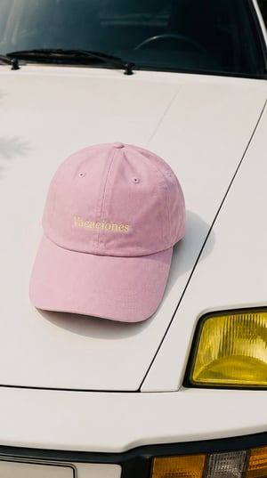 Gorra Vacaciones rosa