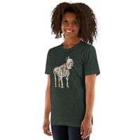 Image 15 of Antique Anatomical Illustration Human and Elephant Skelton Unisex t-shirt