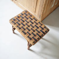 Image 2 of Mini Tabouret En Rotin