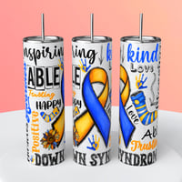 DOWN SYNDROME TUMBLER 