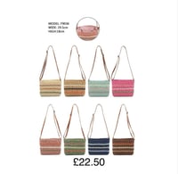 Straw Crossbody Bag 