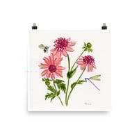 Image 2 of Giddy Up Dahlia - Poster Print
