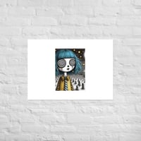 Image 5 of Poster Designer whimsical wall decor.  Coraline Mini-me Inspired Art. Alternative gift
