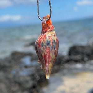Image of Red and Purple Speckled Shell