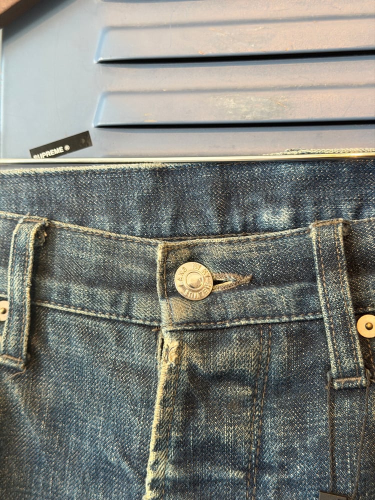 Image of Helmut Lang Selvedge Blue Denim
