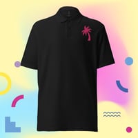 Image 2 of Palm Tree Me Unisex Pique Polo Shirt