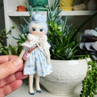 Image 1 of Tiny Handmade doll 5" tall dollhouse RESERVED for Diana