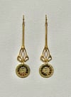 Pendulum Vintage Watch-face Earrings