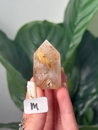 Image 3 of MINI RUTILE IN QUARTZ TOWERS K-O