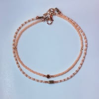 Image 1 of Peachy Keen Anklet Duo