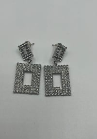 Image 1 of Small dimante earrings