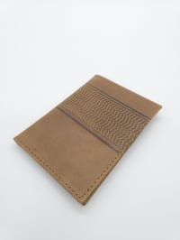 Image 10 of Leather Wallets - Olive print 