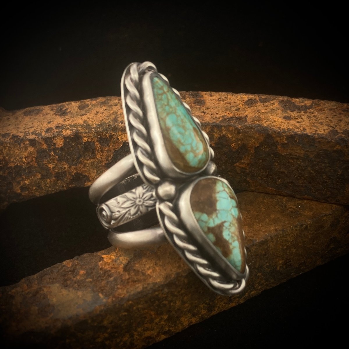 Number 8 Turquoise Ring