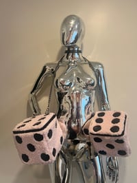 ‘Baby Pink’ Novelty Dice Inspired Handbag