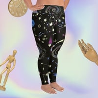 Image 1 of Out of This World Plus-Size Leggings