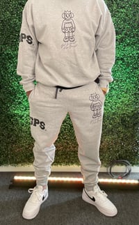 Image 2 of (2pc) GIGPS GREY & BLACK ALMIGHTY SWEAT SUIT