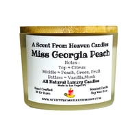 Image 1 of The Luxury Collection Miss Georgia Peach White Frost Candles