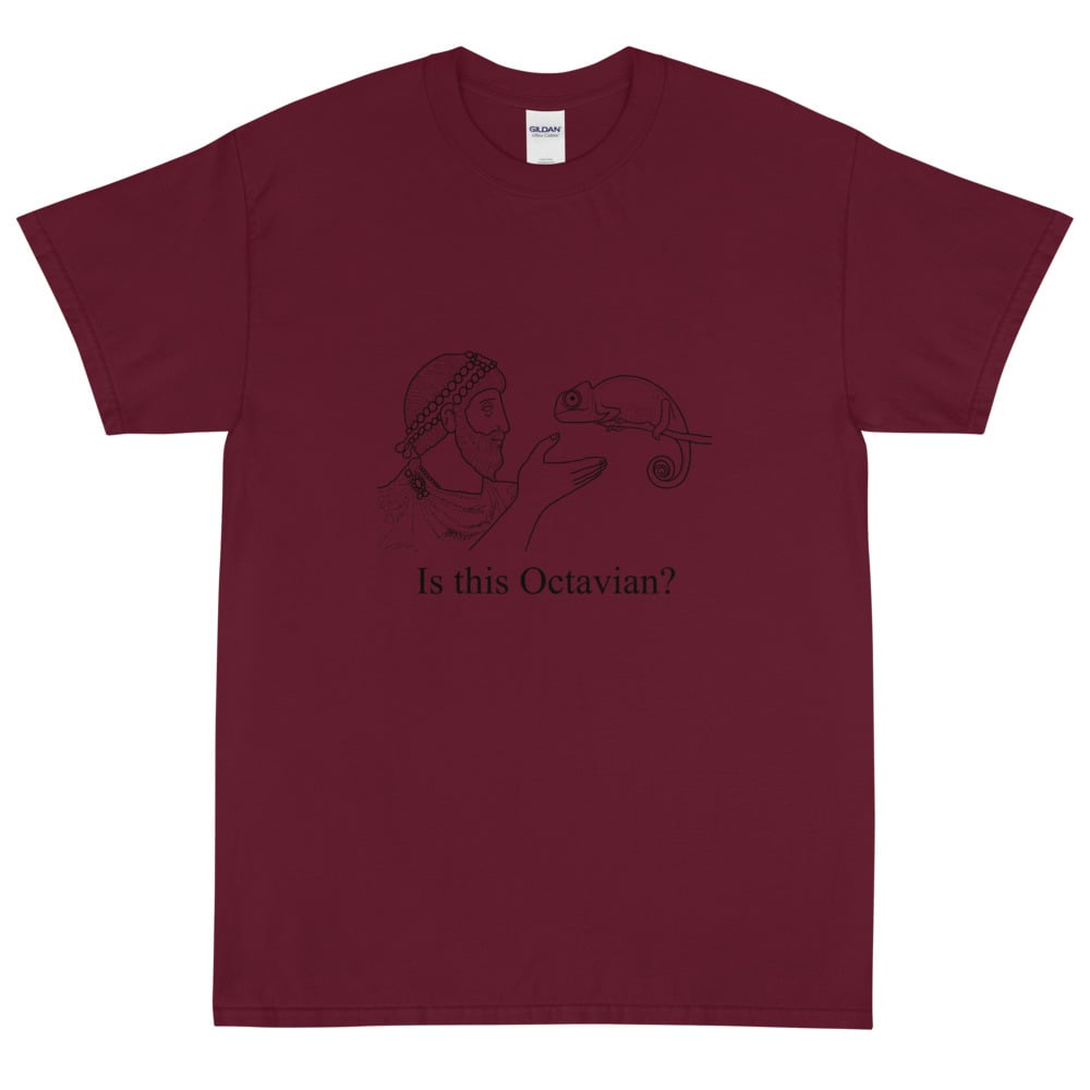 Image of Is This Octavian? Short Sleeve T-Shirt - Black Details