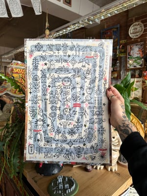 Image of spiral flash print