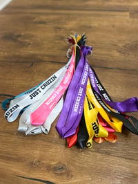 Image 1 of  Justin Cruzin Lanyards with Black Lettering (Various Colors. ALL SALES ARE FINAL)