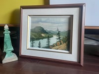 Image 2 of Oil Landscape on Panel