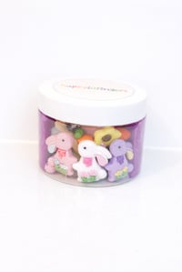 Image 2 of Easter Bunny Purple Play Dough Jar 