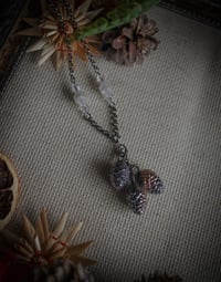 Real baby pinecone necklace