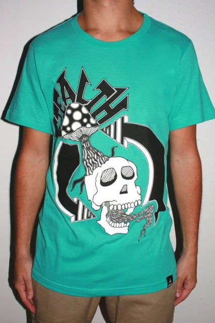 Image of Creative Cycle Tee Toothpaste Teal