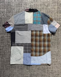 Image 4 of Recycled Patchwork Cuban Collar Shirt