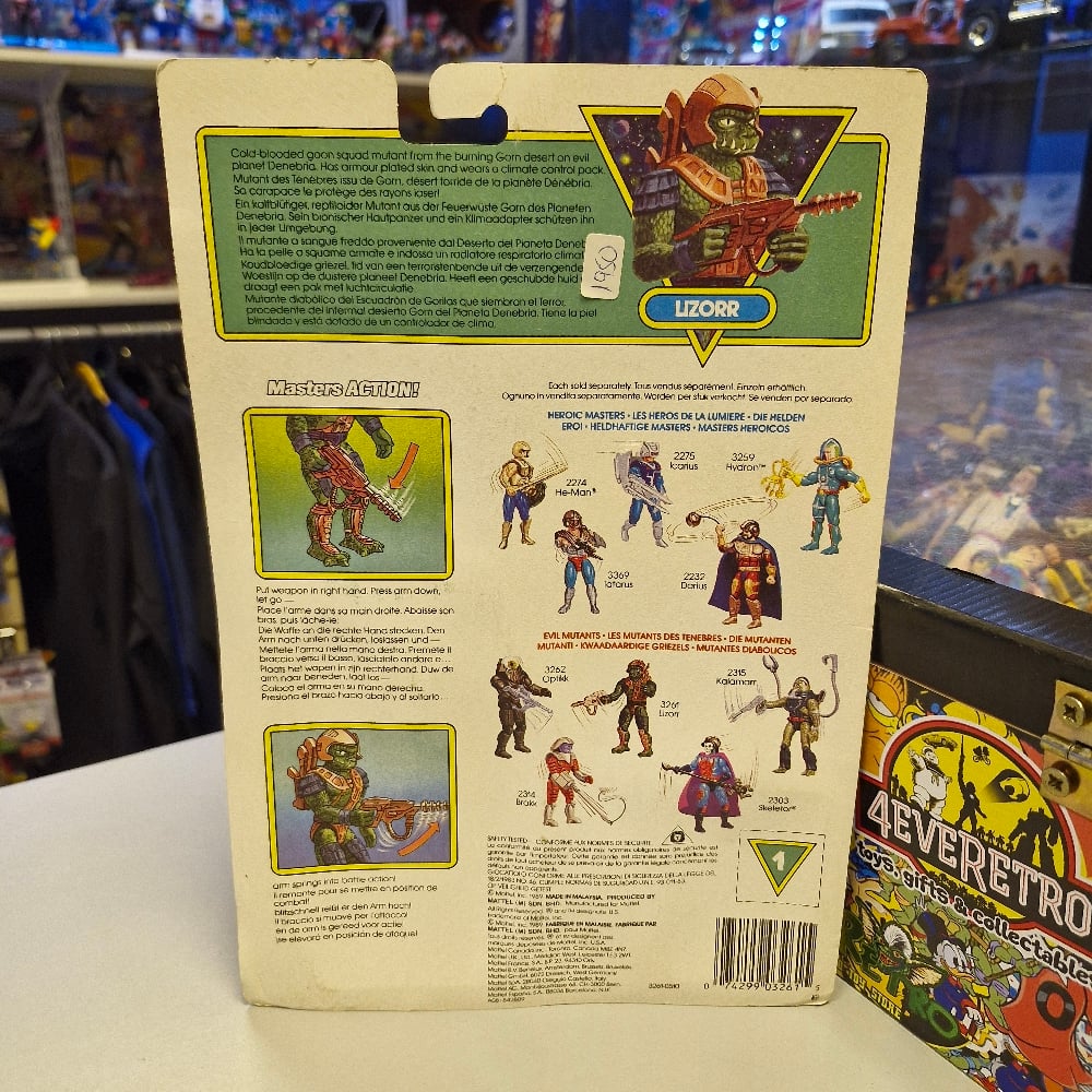 Image of New Adventures of He-Man – Lizorr Action Figure (Carded)