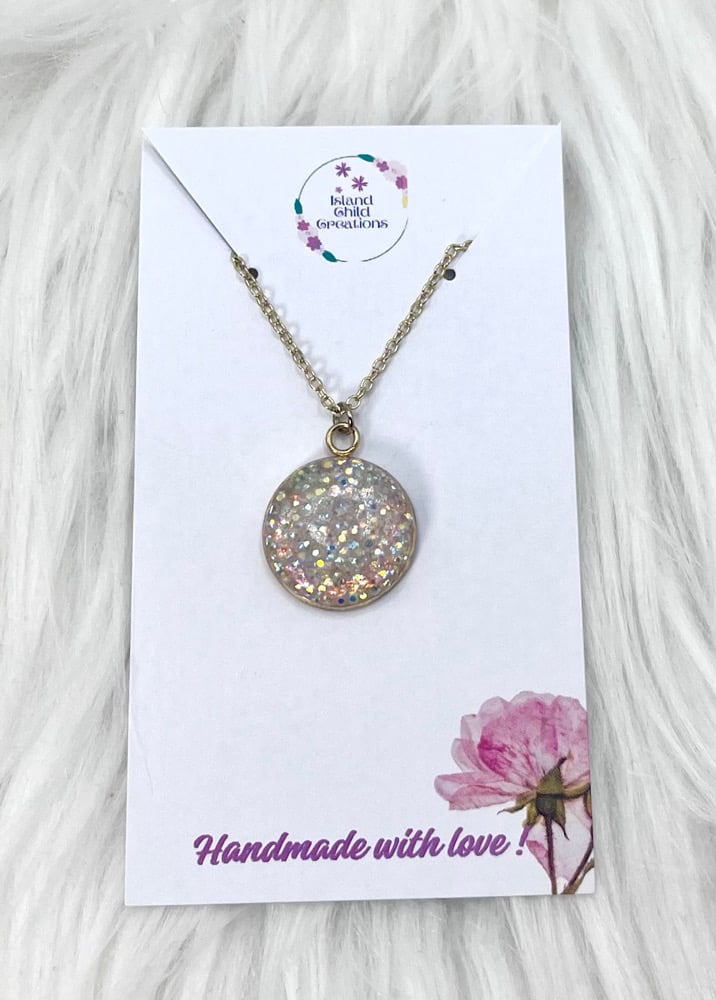 Image of CINDERELLA SPARKLY GOLD NECKLACE