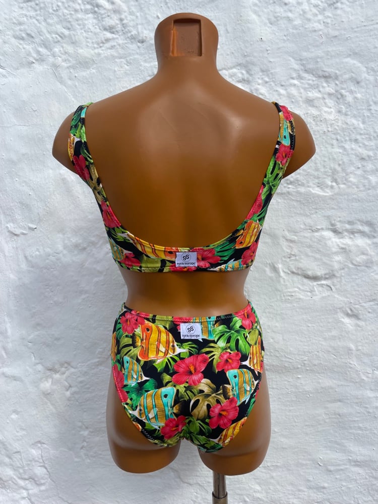 Image of Bikini alto Doris Negro