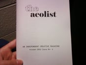 Image of The Aeolist Issue No 1 October 2011