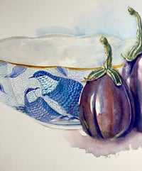 Image 2 of Imari and eggplants