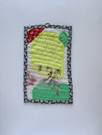 Image 2 of Yellow or Green - hand sewn quilt 