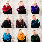 Image of Button Scarf