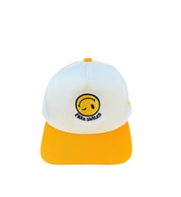 Image 1 of White and yellow SnapBack 