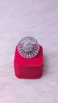 Image 4 of ADR45020_ Big American Diamond Adjustable Ring