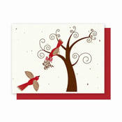 Image of Grow-A-Note® Red Birds Card 