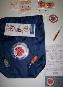 Image of Dept. of Zombie Control and Elimination Introductory Nylon Bag