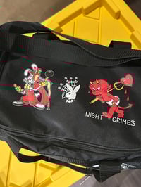 Image 3 of adidas x night crimes small duffle bag