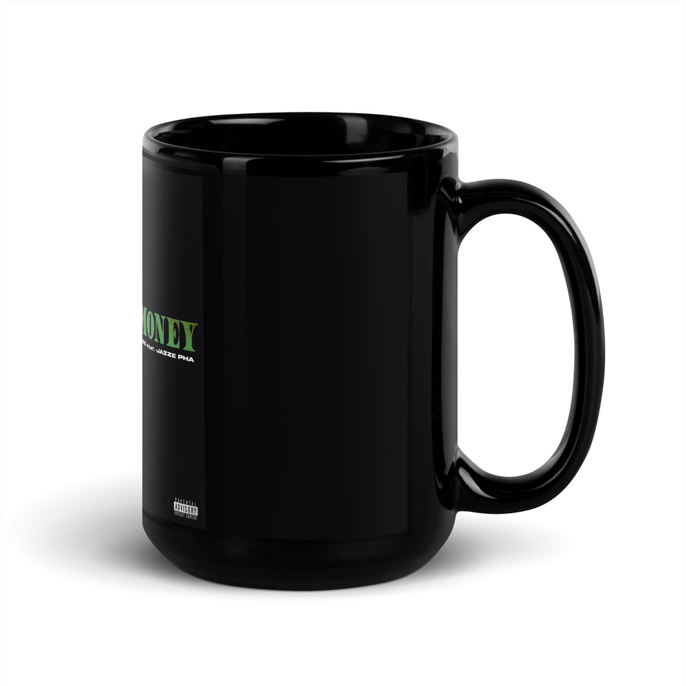 Image of Get Money Black Glossy Mug