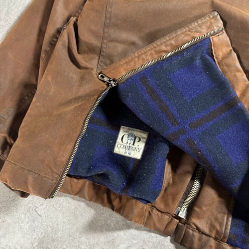 Image of 1994 CP Company Resin Coated Waxed Jacket, Size Large 