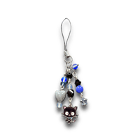 Black Cat Phone Charm