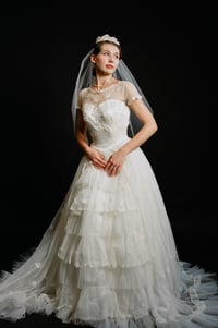 Image 8 of 1950s Swiss Dot & Lace 