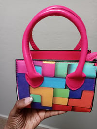 Image 4 of Color Block Small Handbag