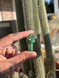 Image 2 of “jade’s dream” mushroom pendant