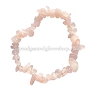 Image 4 of Rose Quartz Chip Bracelet