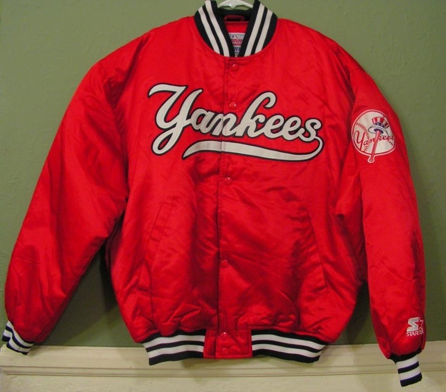 red yankees jacket