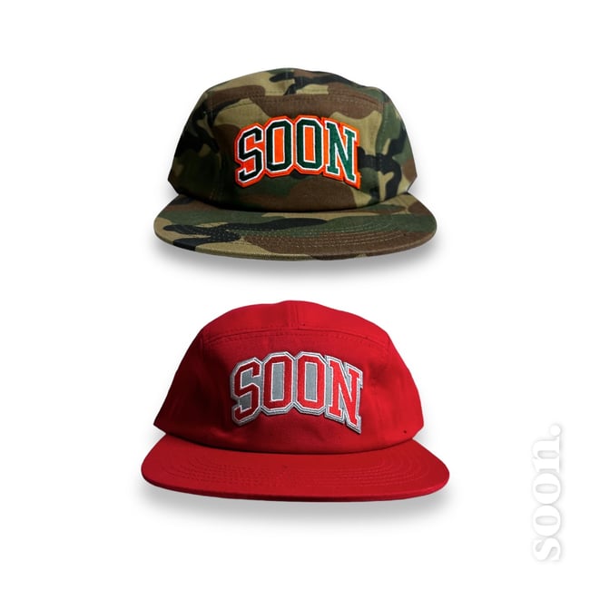 “SOON University” 5 panel Caps